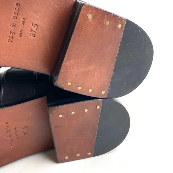 Rag & Bone Aston Asphalt Leather Suede Bootie - Picture 13 of 15